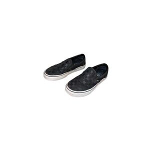 Vans Black Checkerboard Slip On Skate Shoes - Women’s Size 5.5
